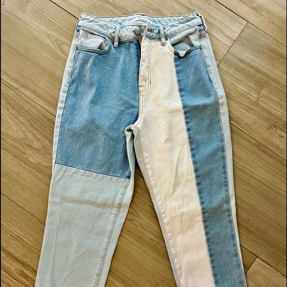 PacSun two tone denim jeans
